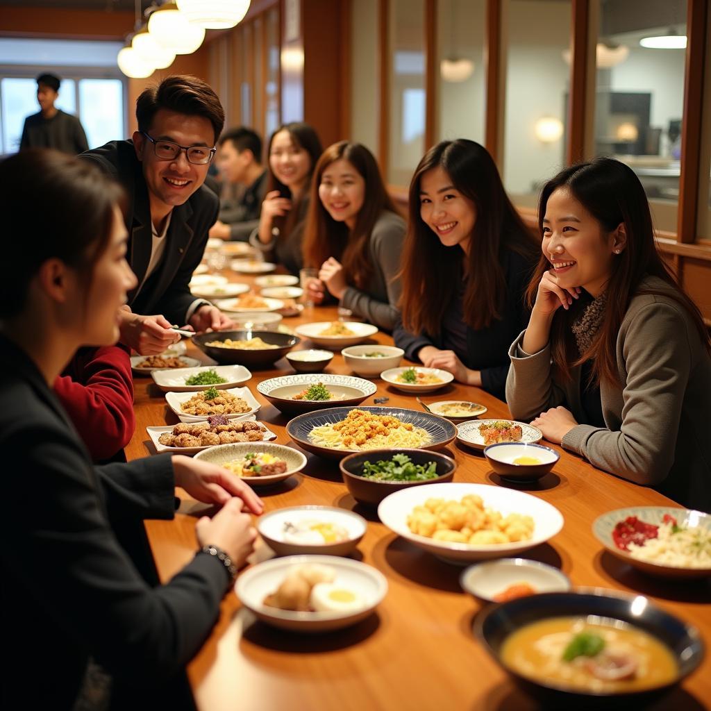 Enjoying Authentic Japanese Cuisine with Abhishek Tours