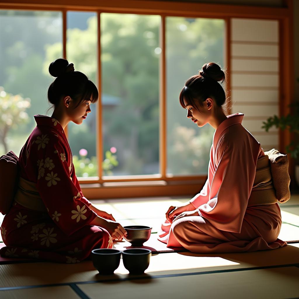 Experiencing Japanese culture through traditions like tea ceremony