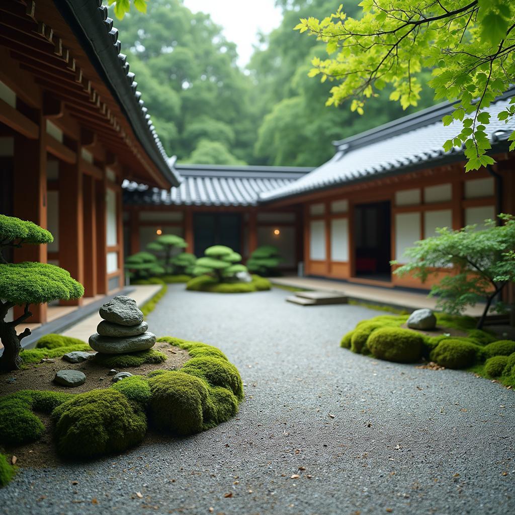 Zen Garden Serenity in Japan