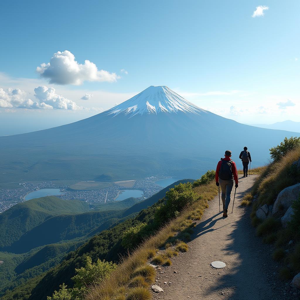 Virtual Hiking Tour of Mount Fuji