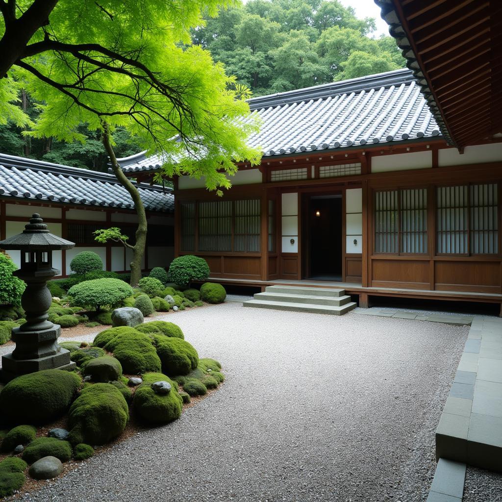 Kyoto Temple Garden Zen Tranquility in Japan