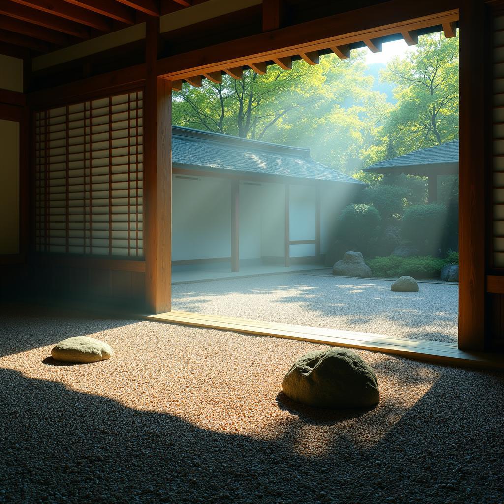 Kyoto Temple Zen Garden - A serene escape in Japan