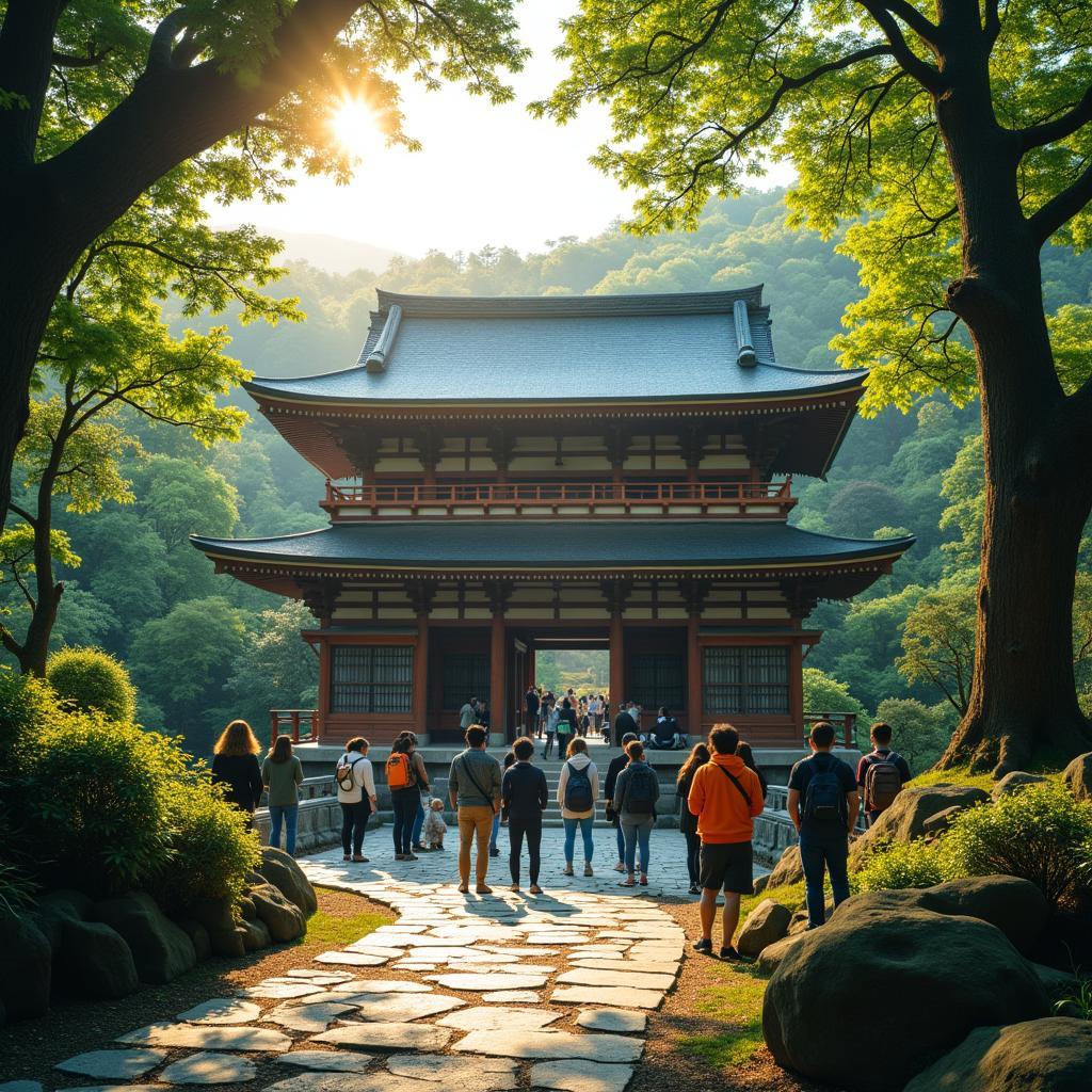 Serene Temple in Japan with Puri Tour and Travels