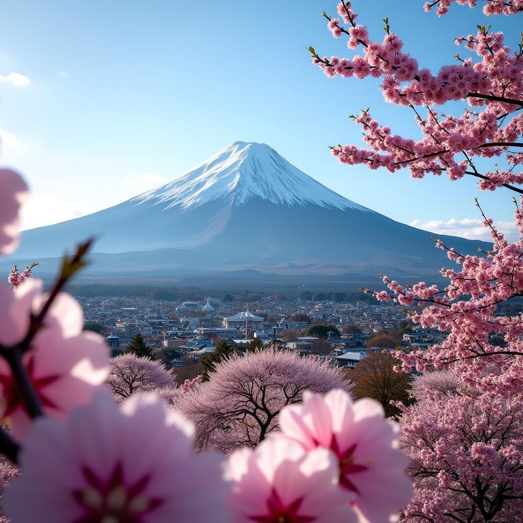 Mount Fuji in the Distance