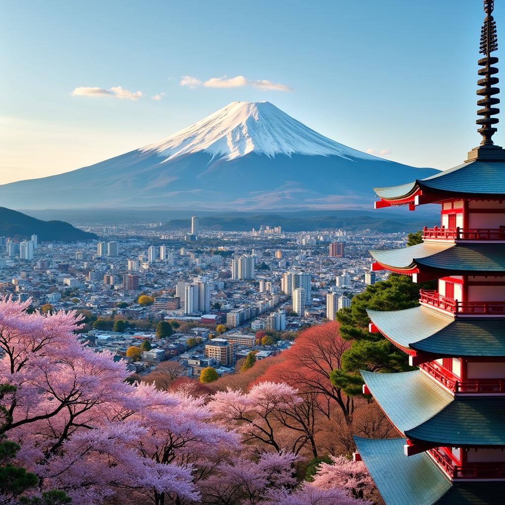 Japan travel inspiration with beautiful landscapes and traditional architecture.