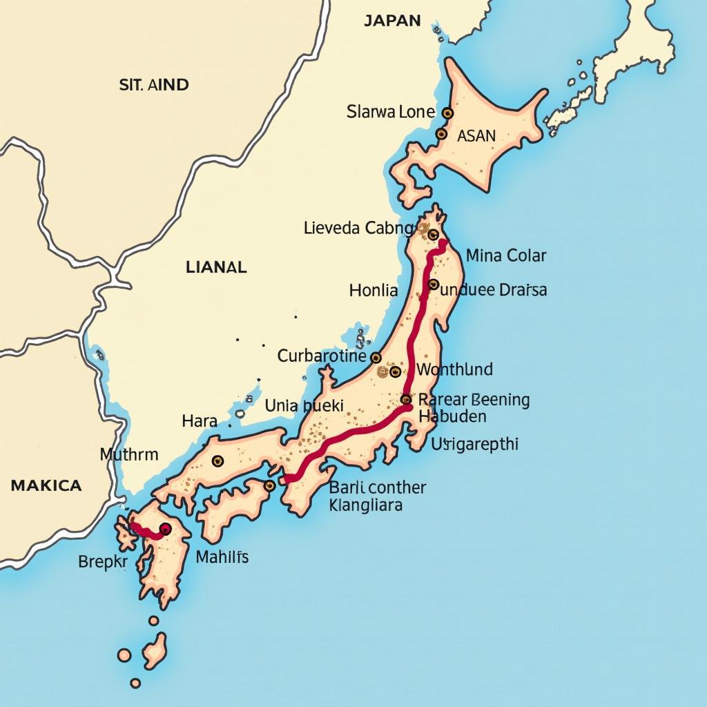 Japan Travel Planning with Map