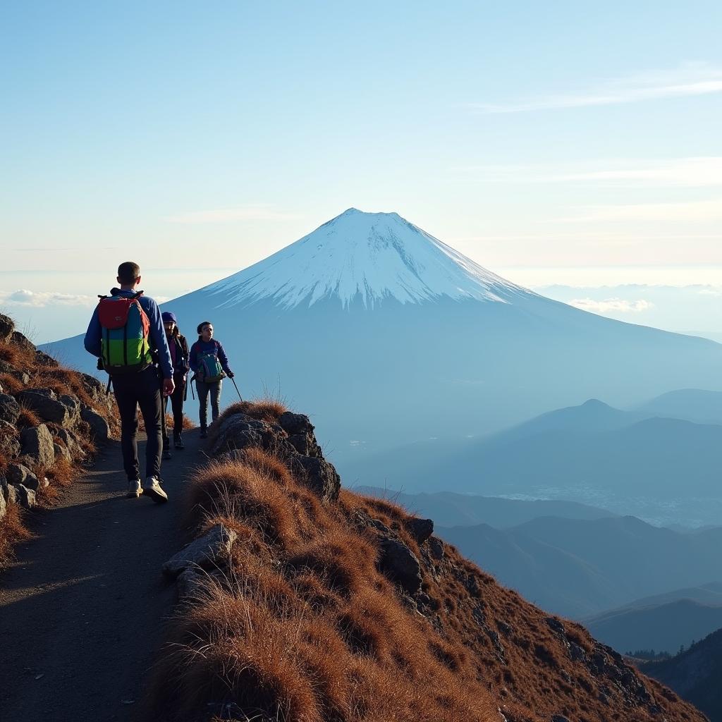 Hiking Mount Fuji with TraWellday Tours