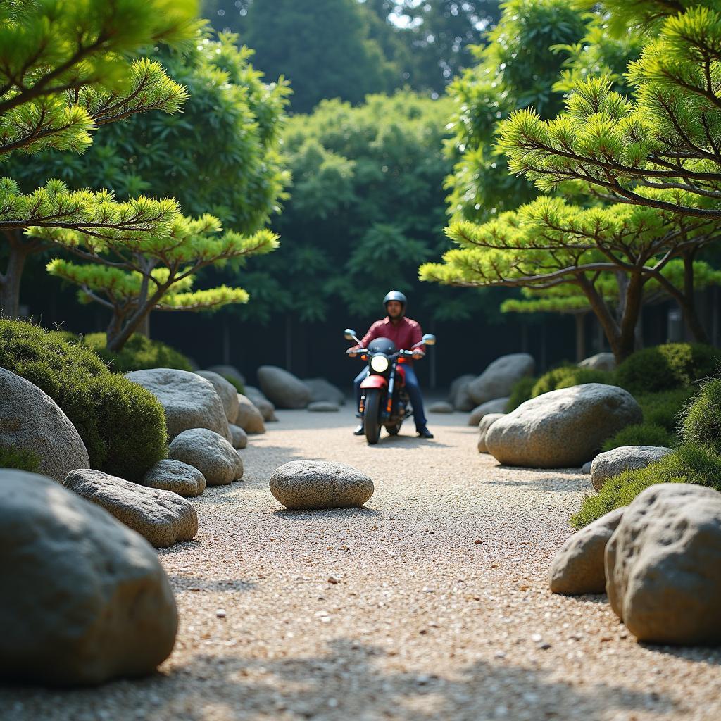 Tranquil Japanese Zen Garden after watching The Grand Tour Vietnam