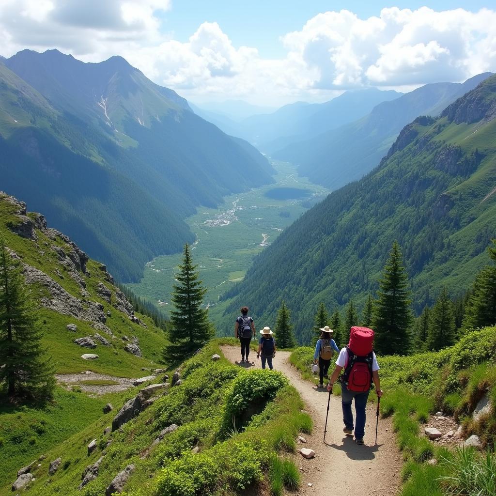 Hiking in the Japanese Alps