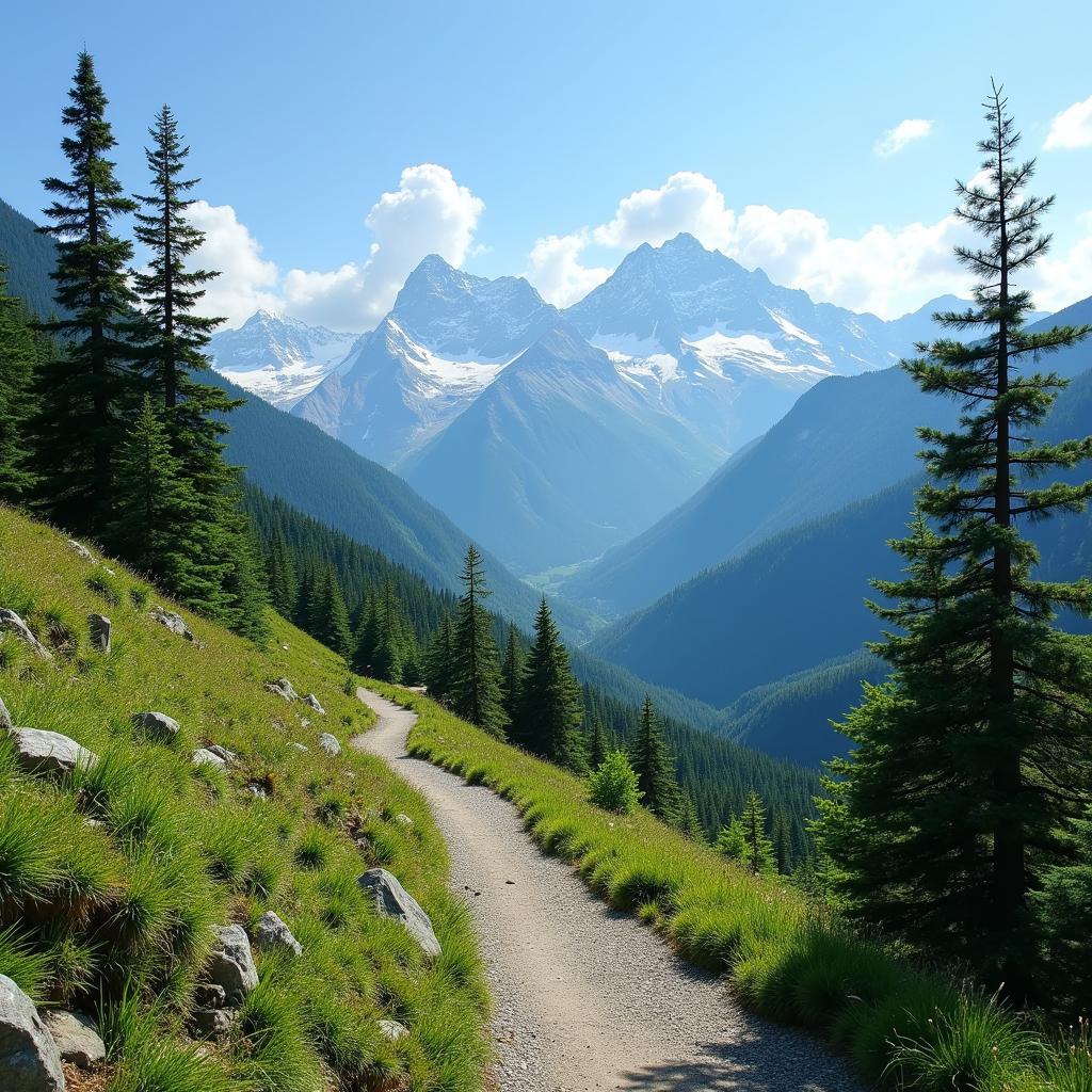 Hiking in the Japanese Alps