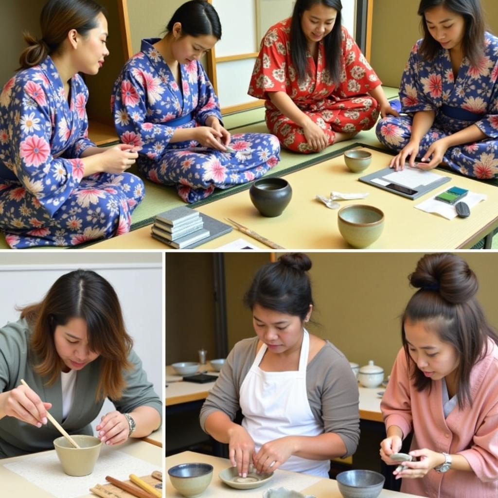 Participating in Japanese Cultural Immersion Activities