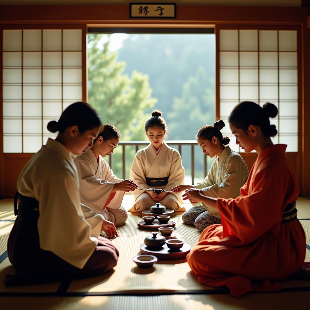 Participating in a Traditional Tea Ceremony