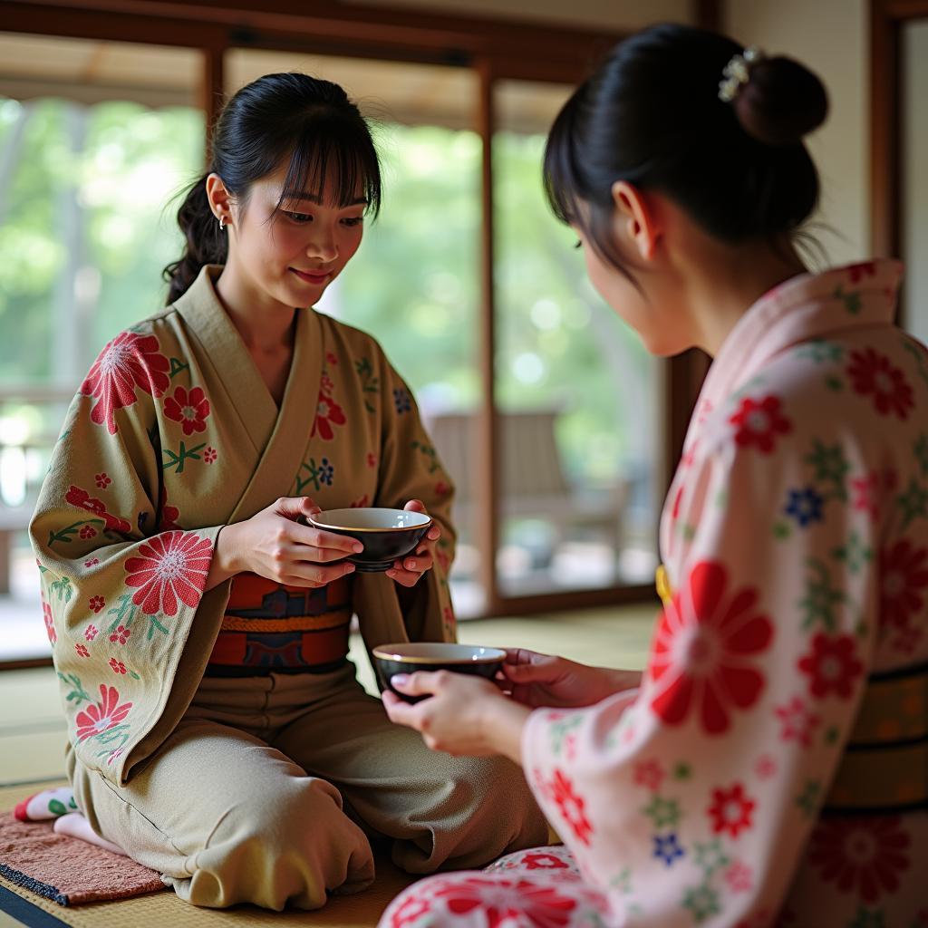 Japanese Tea Ceremony Experience for American Tourists