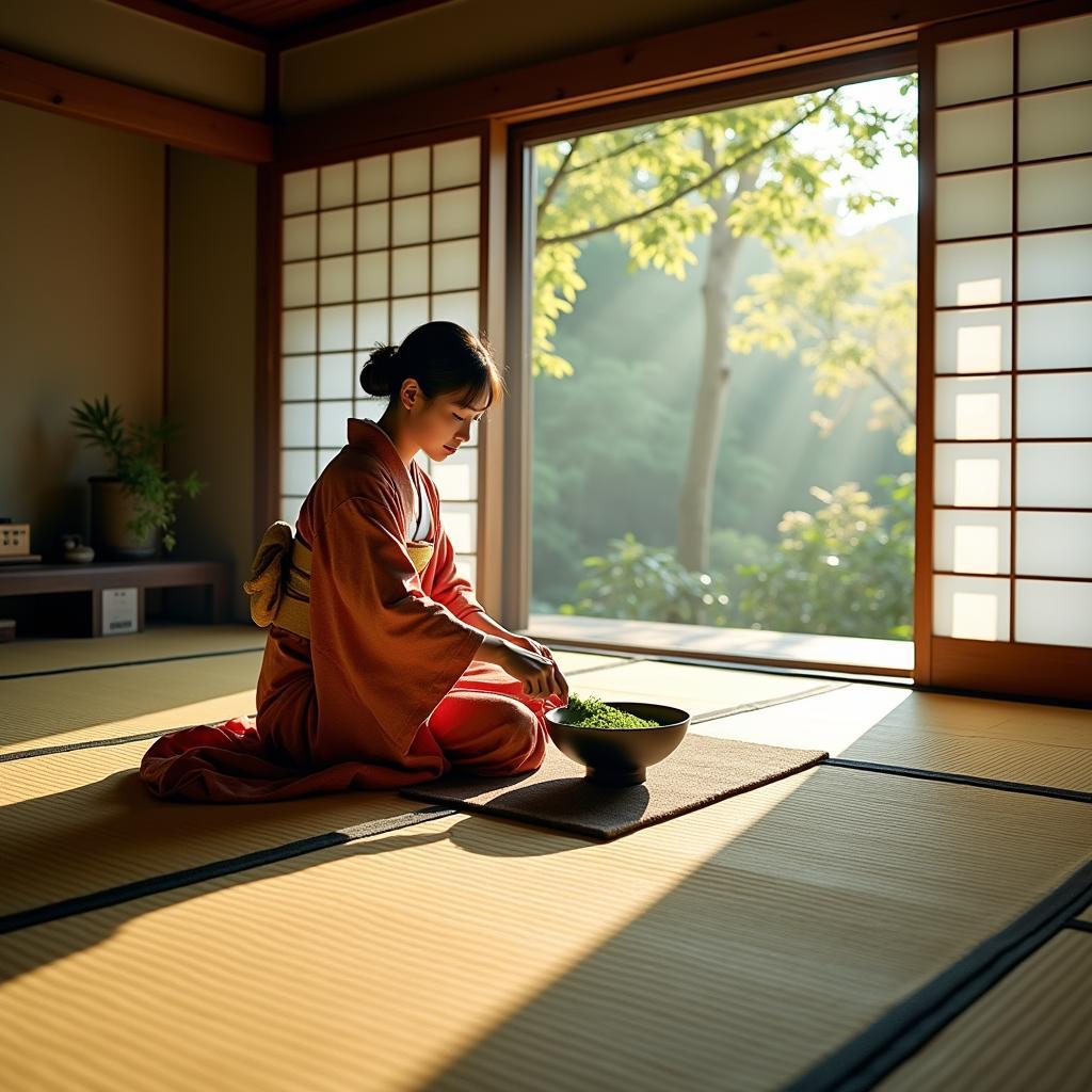 Traditional Japanese Tea Ceremony in Kyoto