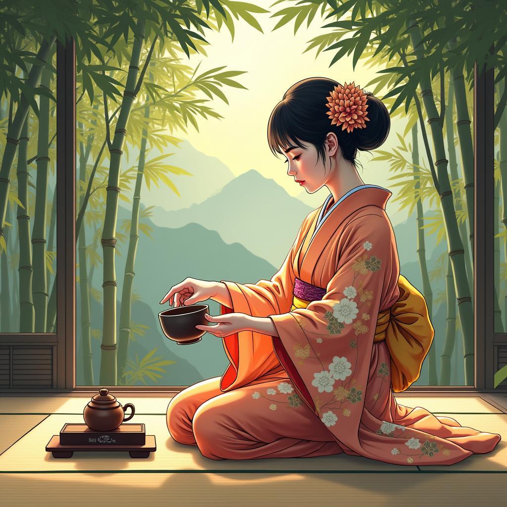 Traditional Japanese Tea Ceremony in Kyoto