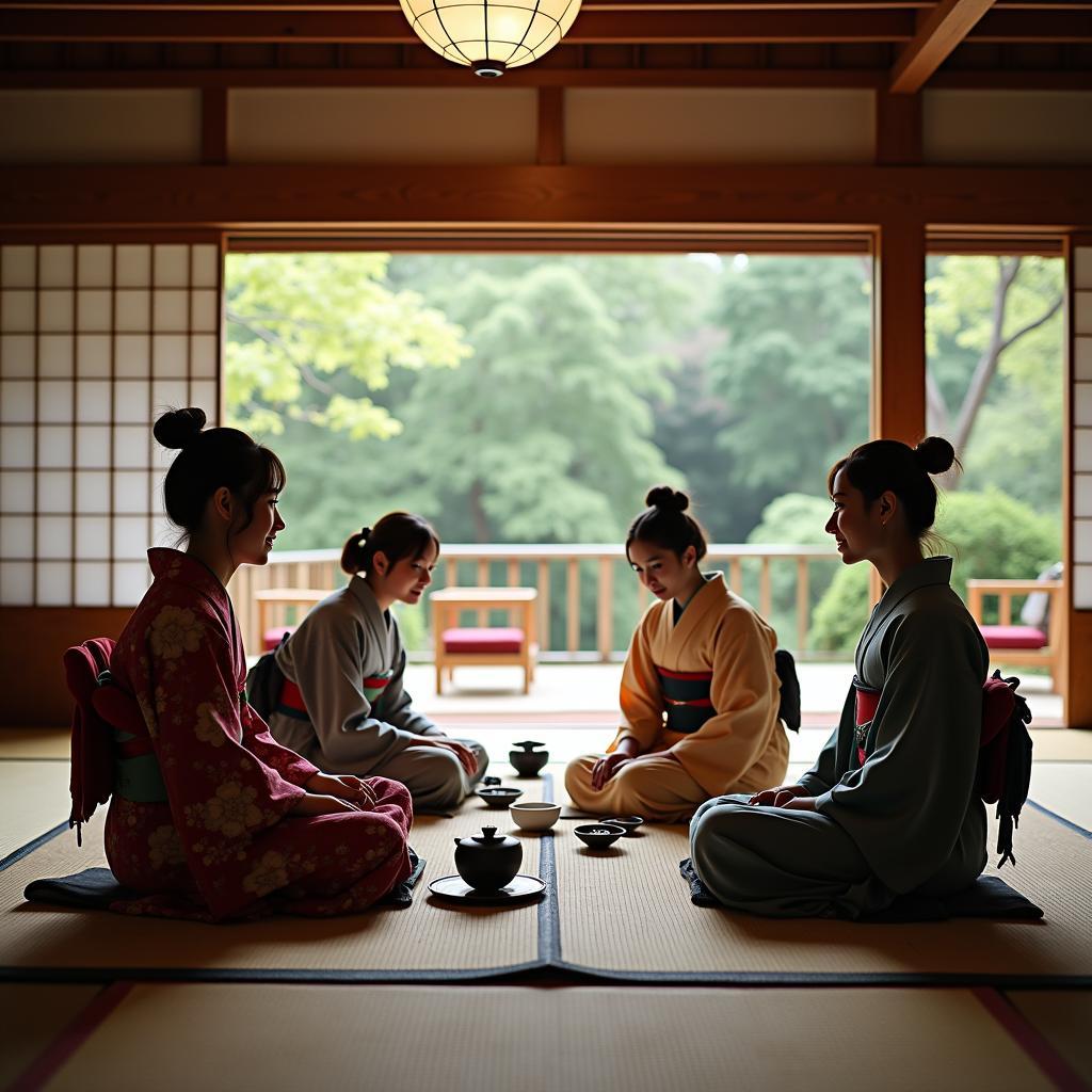 Traditional Japanese Tea Ceremony in Kyoto