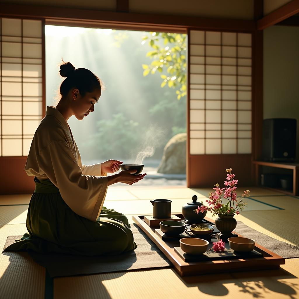 Traditional Japanese Tea Ceremony in Kyoto