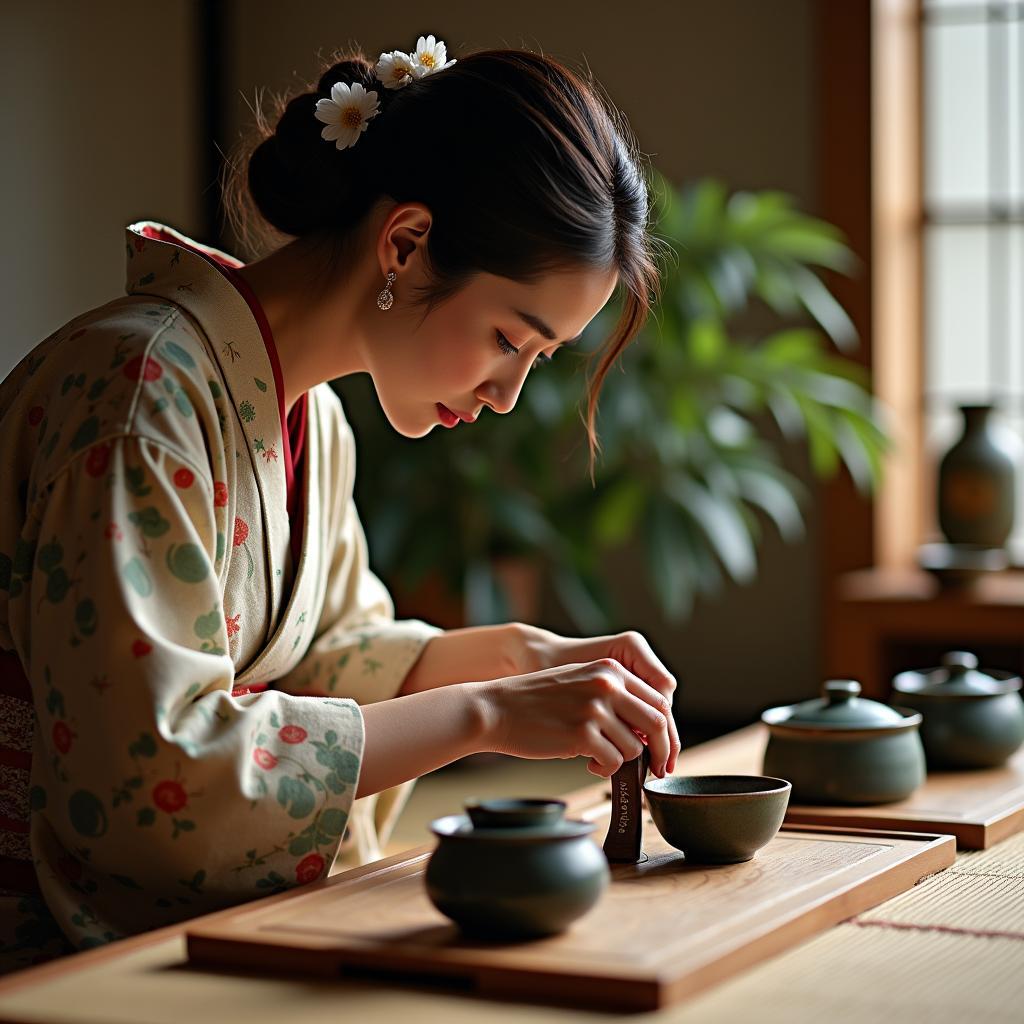 Traditional Japanese Tea Ceremony in Kyoto