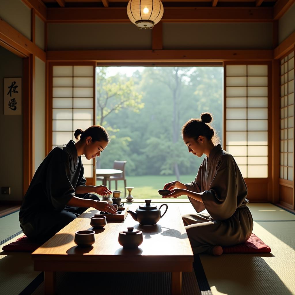 Traditional Japanese Tea Ceremony in Kyoto