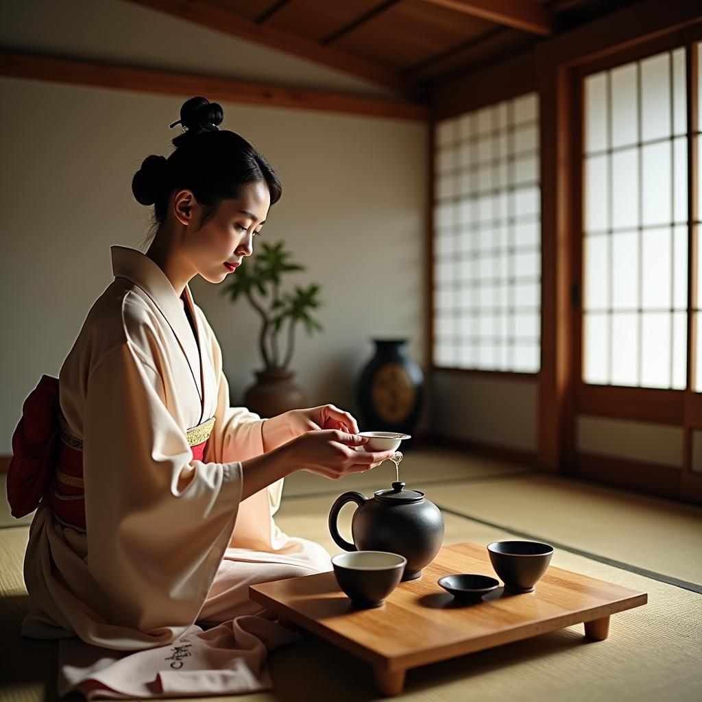 Traditional Japanese Tea Ceremony in Kyoto