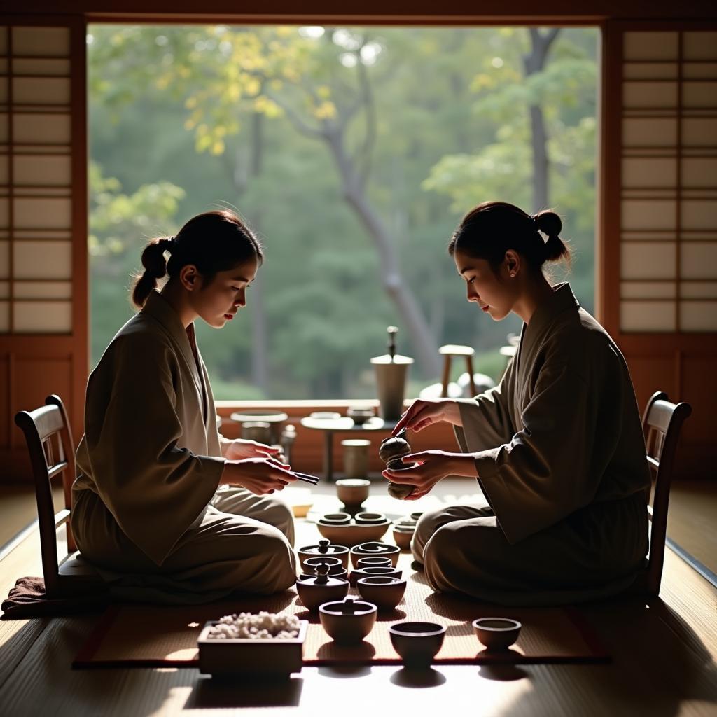 Traditional Japanese Tea Ceremony in Kyoto