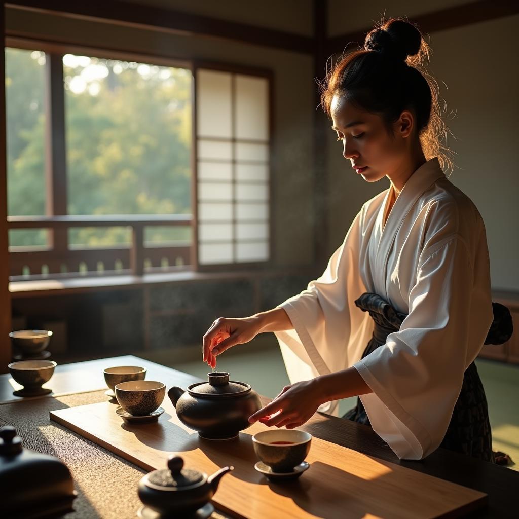 Traditional Japanese Tea Ceremony in Kyoto