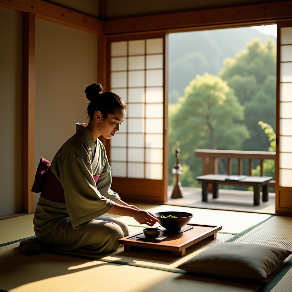 Traditional Japanese Tea Ceremony in Kyoto