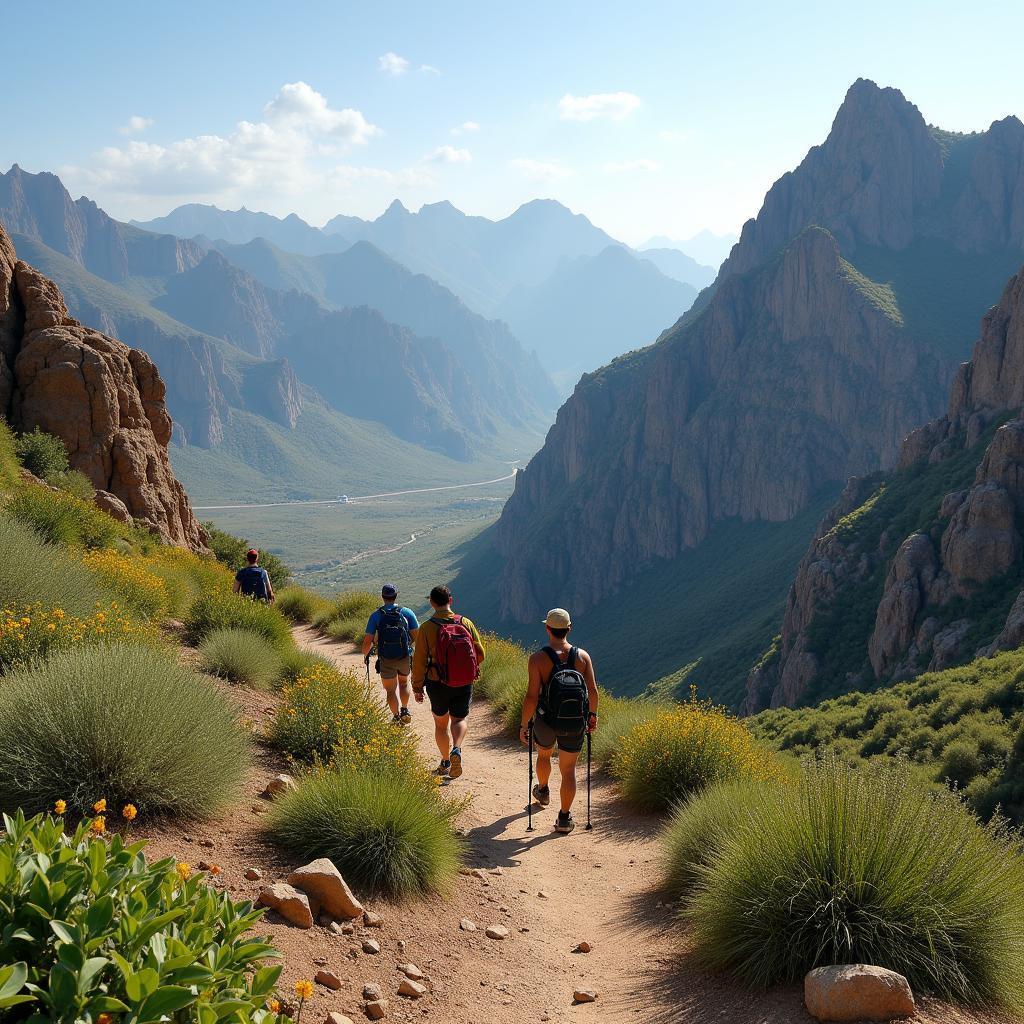 Hiking trails in Jebel Akhdar