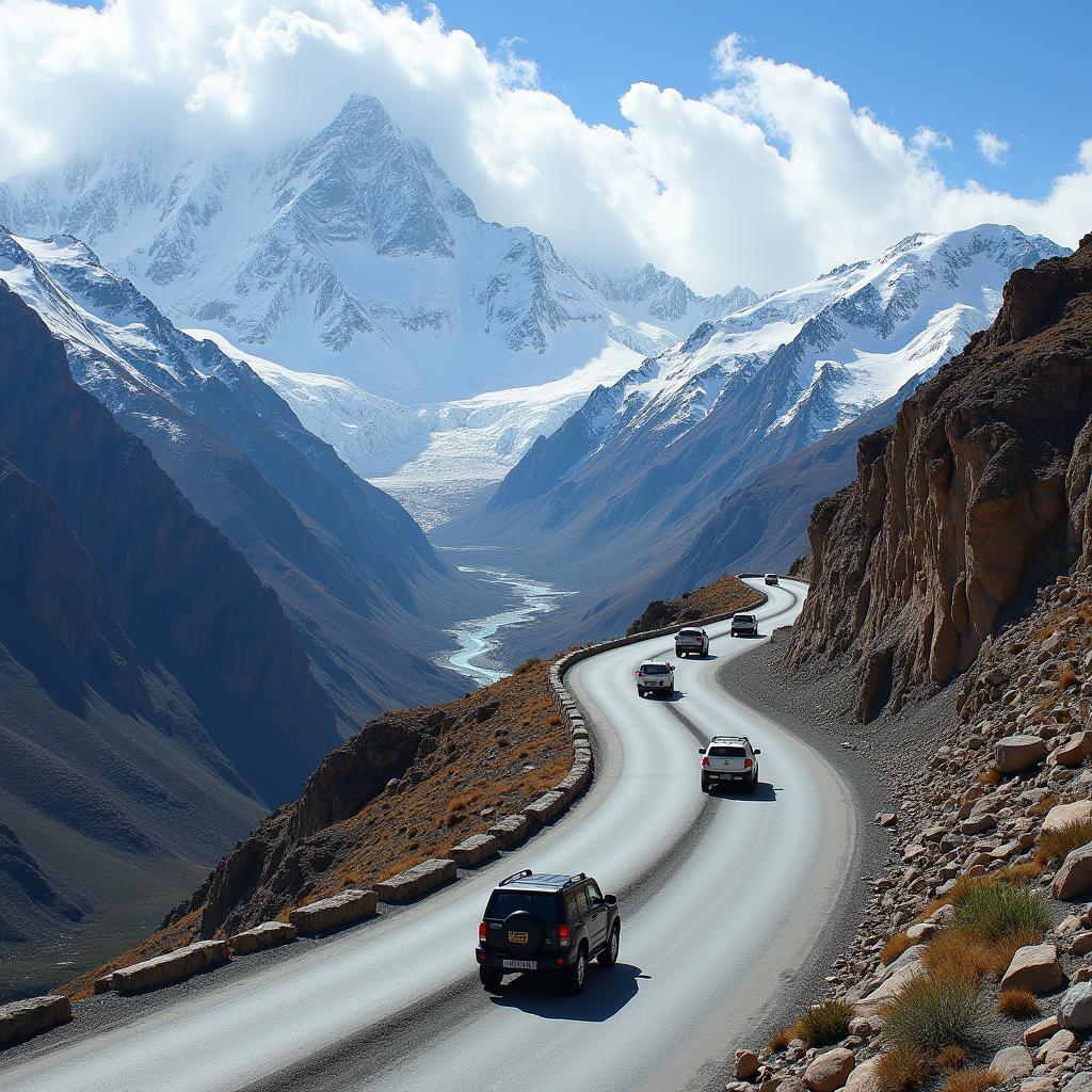 Kargil Zoji La Pass Mountain Road During 8 Days Ladakh Tour