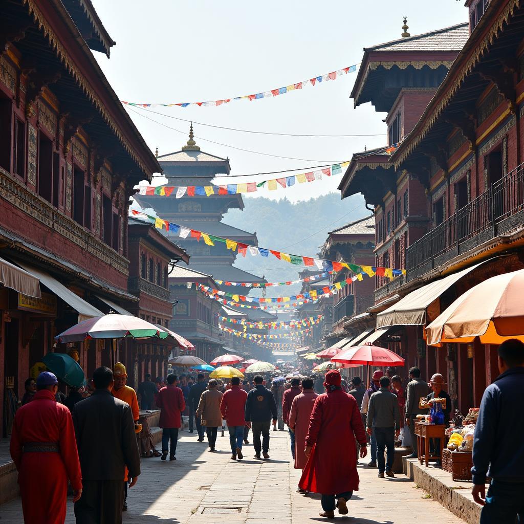 Exploring Kathmandu's cultural heritage during a 5 night 6 day Nepal tour