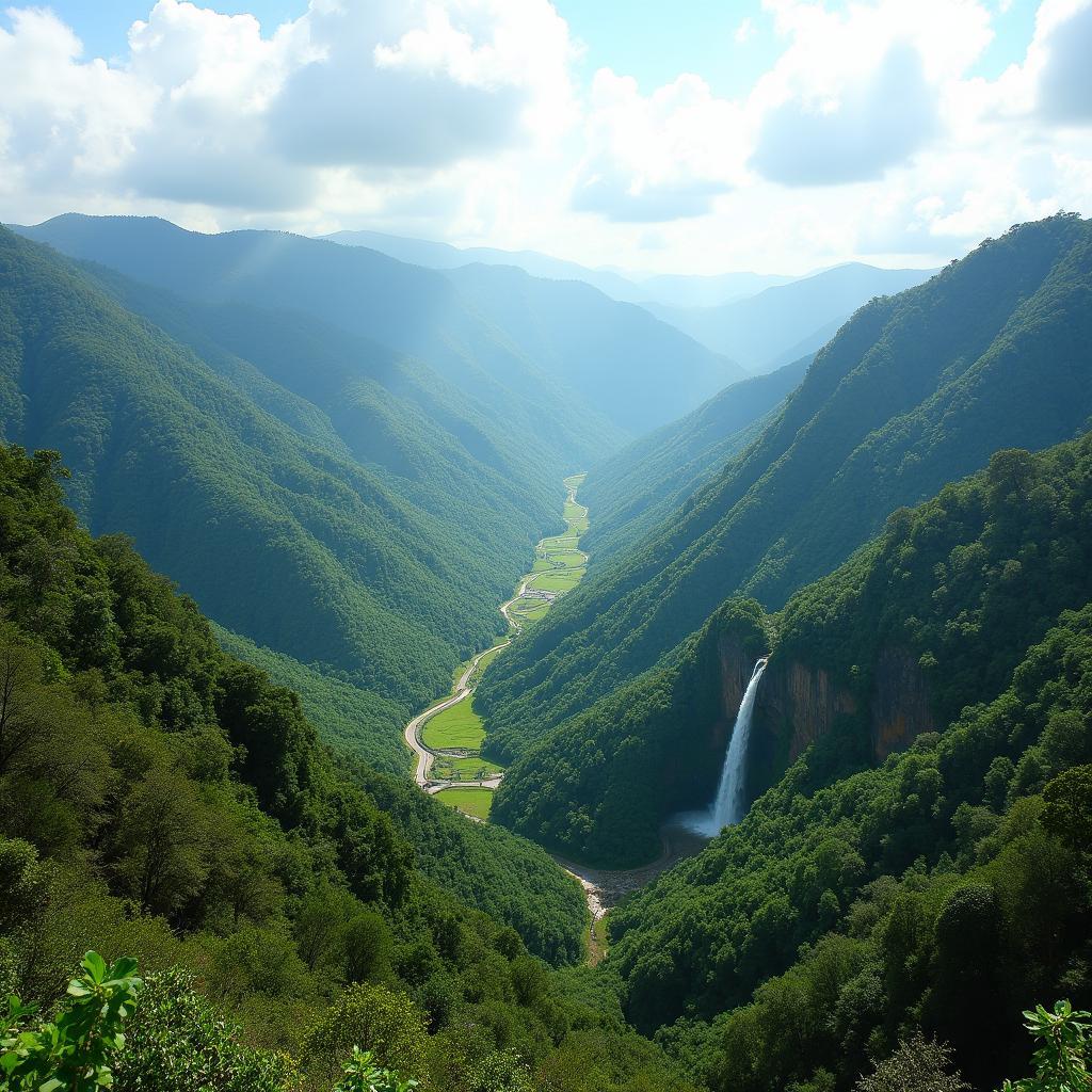 Scenic view of Kodaikanal and Munnar hills