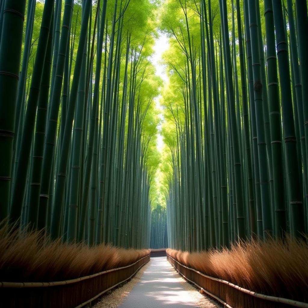 Kyoto Arashiyama Bamboo Grove during a 4 Nights Tour