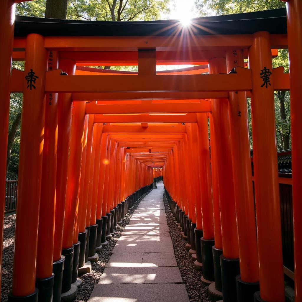 Fushimi Inari Shrine in Kyoto, Japan