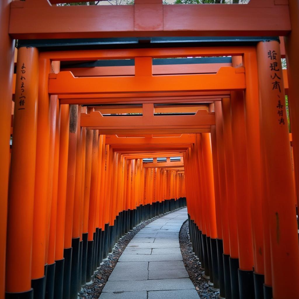 Fushimi Inari Shrine's Red Torii Gates