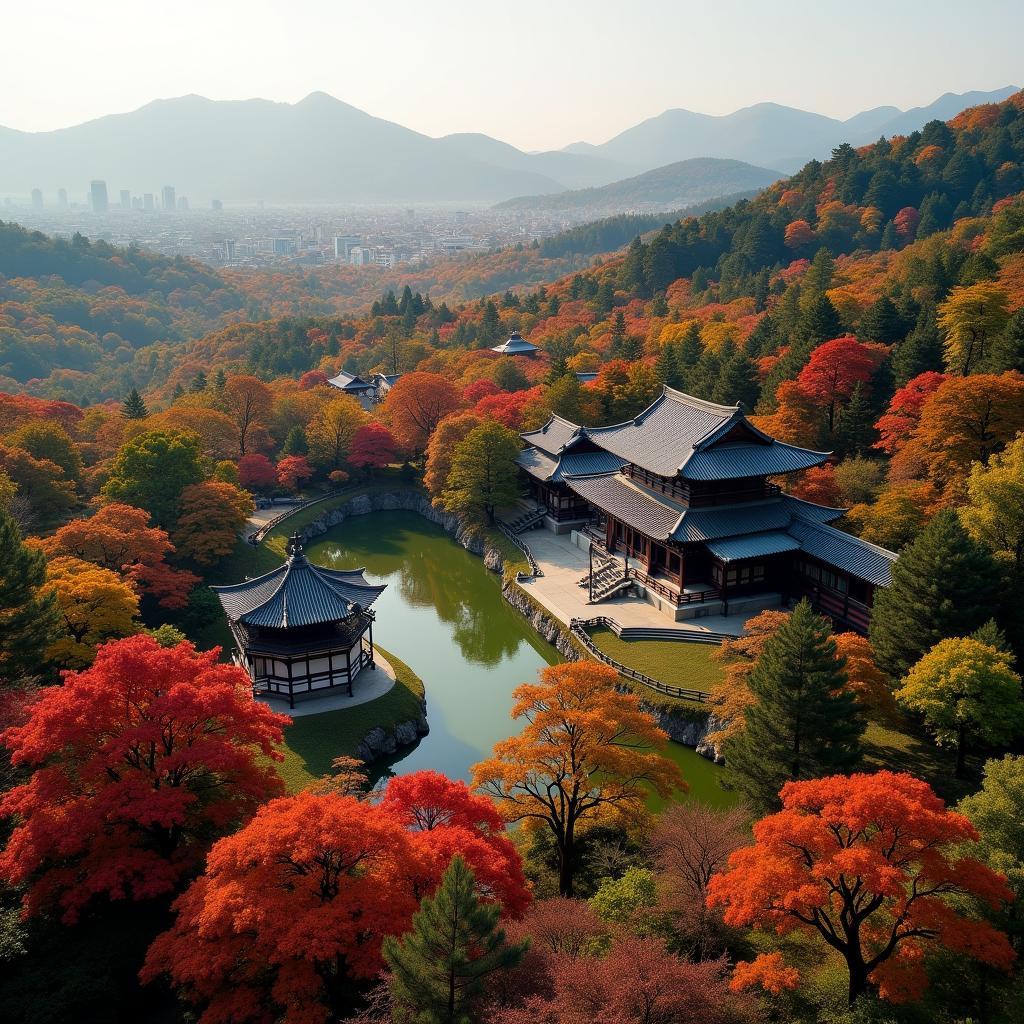 Kyoto Helicopter Tour: Temples and Gardens