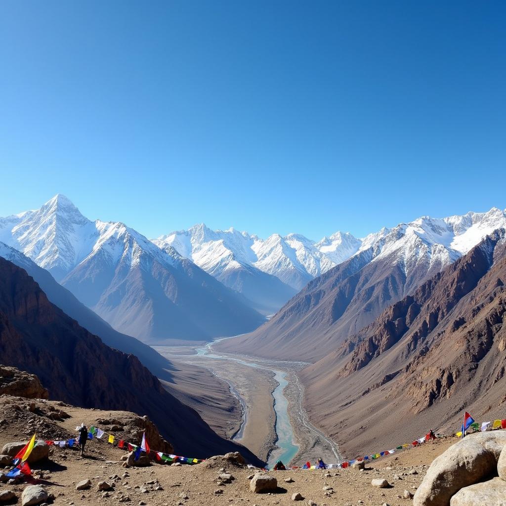 Stunning Ladakh Mountain Landscape