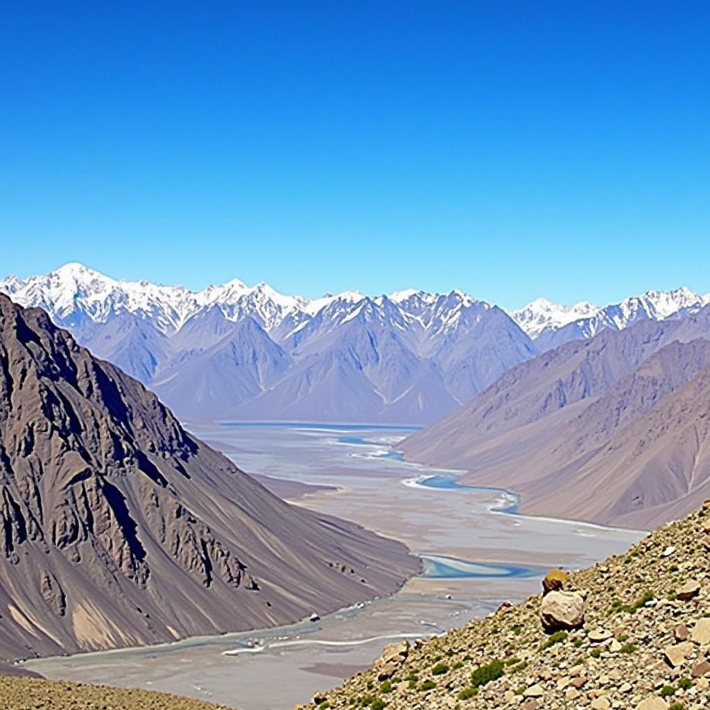 Scenic View of Ladakh Mountains from Ahmedabad Tour