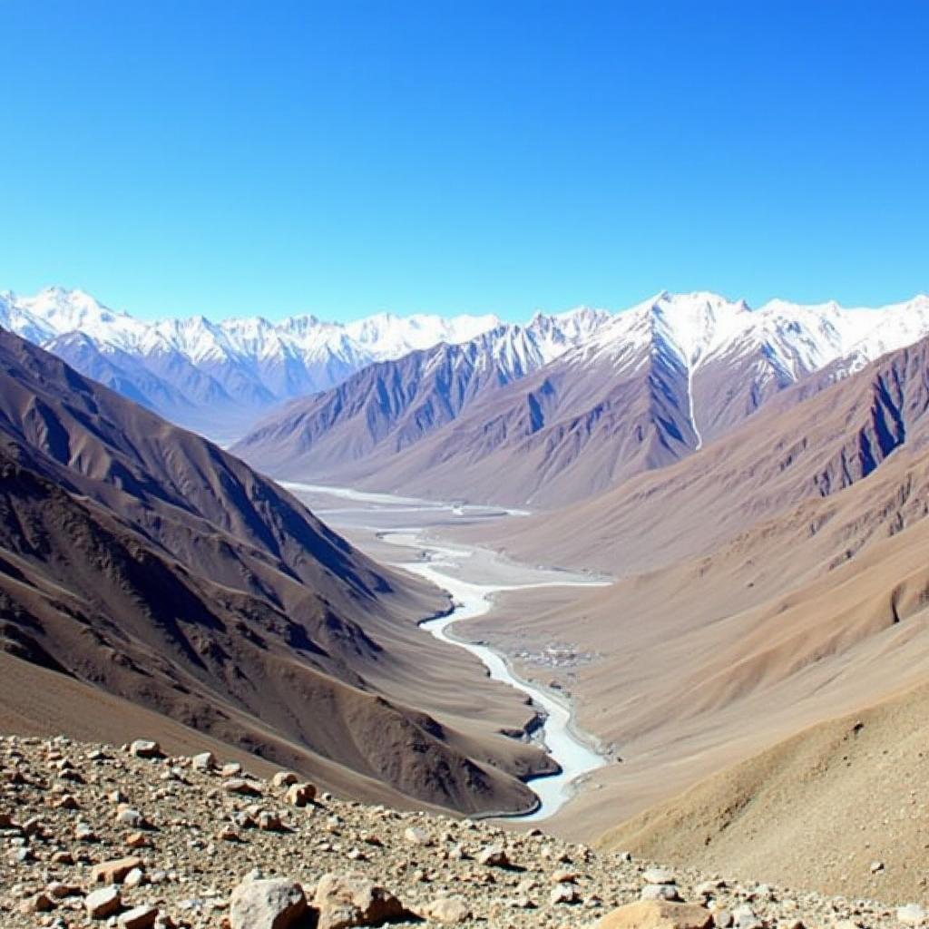 Stunning landscape of Leh Ladakh during a 6-night tour