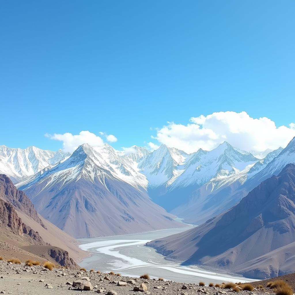 Stunning Mountain View in Leh Ladakh Manali