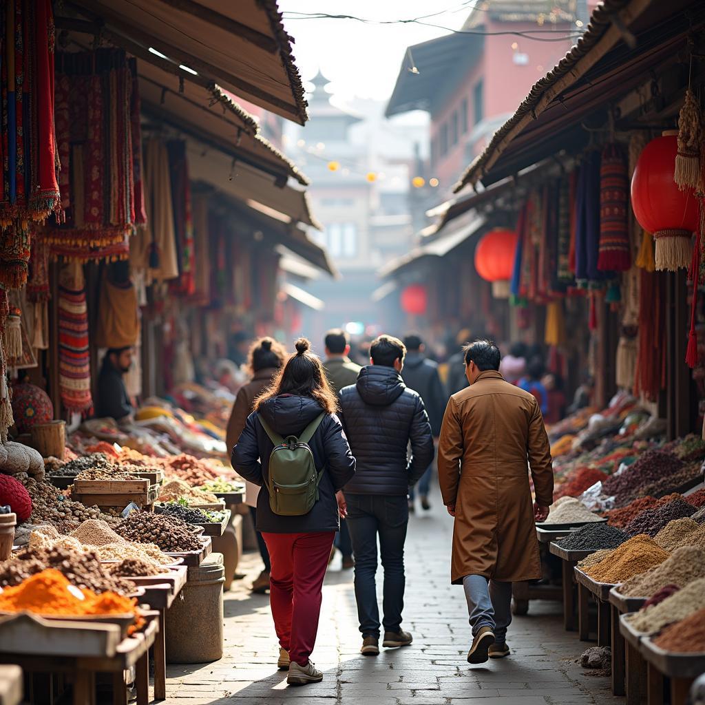 Exploring Local Markets in Kathmandu, Nepal