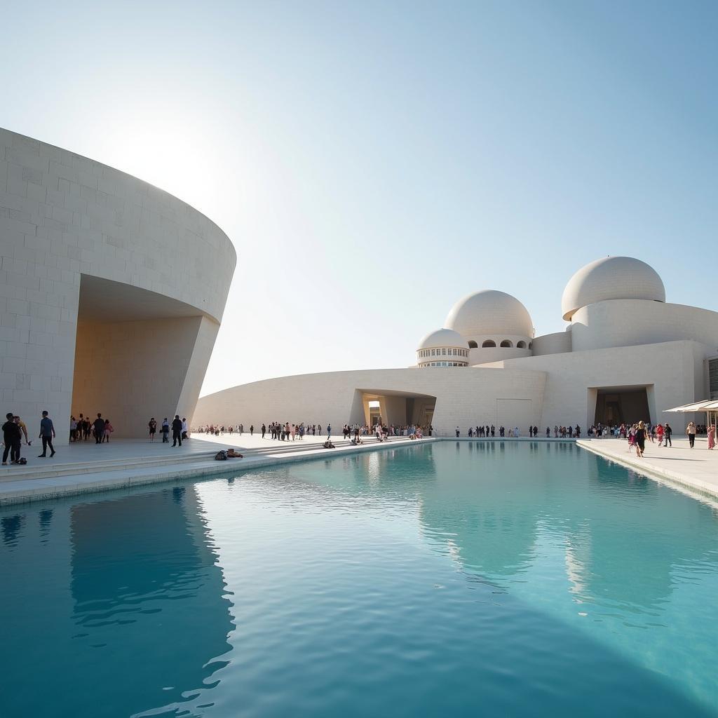 Louvre Abu Dhabi Exterior Architectural Design