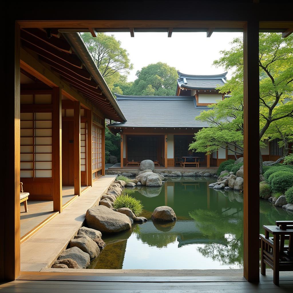 Experience a traditional Japanese Ryokan during your 5 stars tour