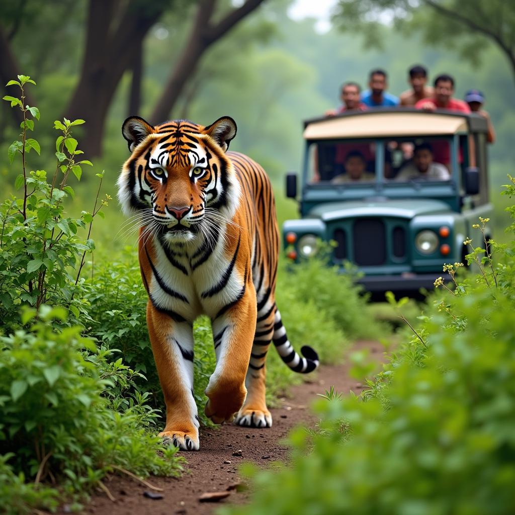 Tiger Safari in Kanha National Park, Madhya Pradesh