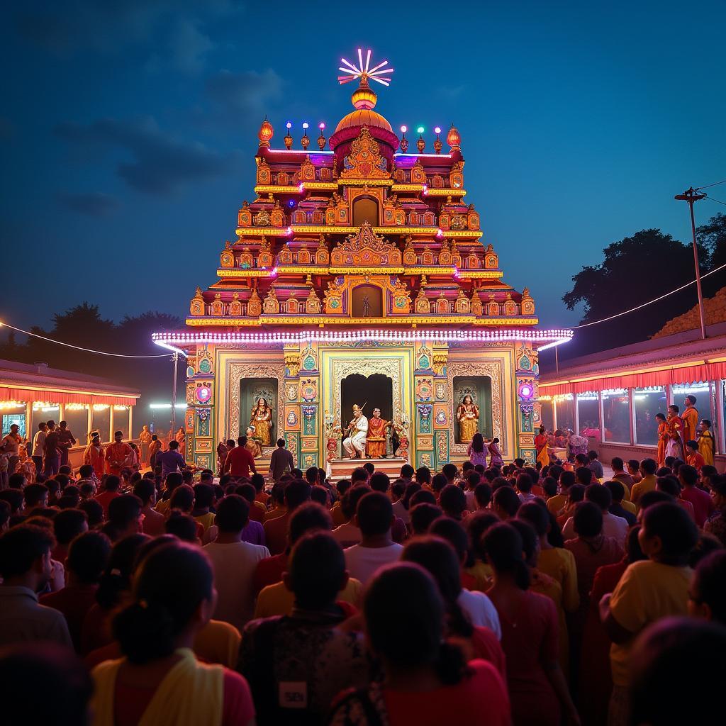 Meenakshi Amman Temple Night Ceremony