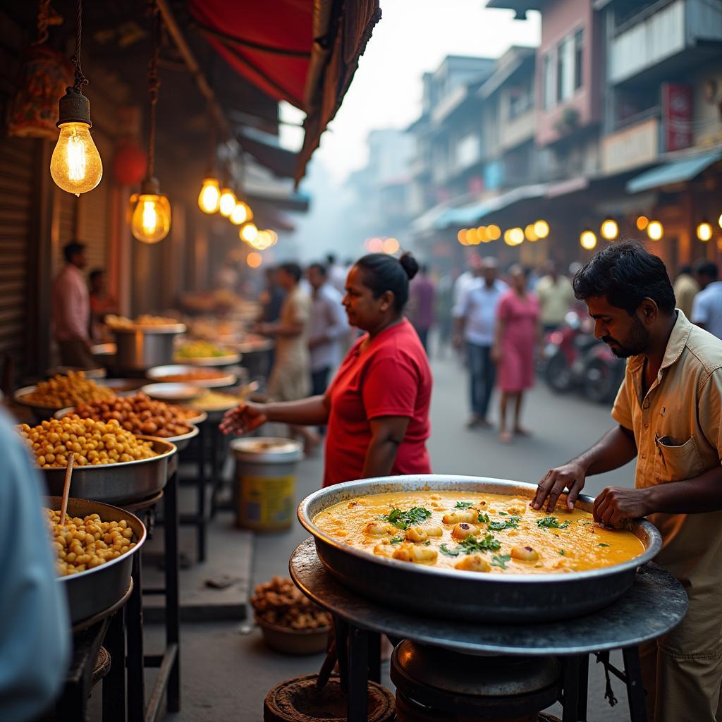 Street Food Vendors in Madurai, India