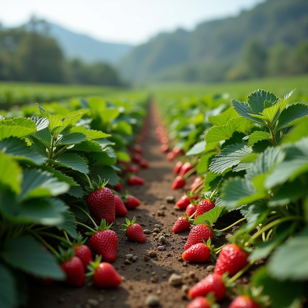 Lush Strawberry Fields in Mahabaleshwar