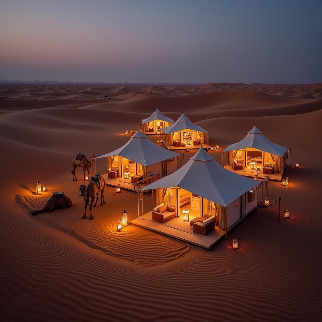 Luxury Desert Camp in Morocco Private Tour