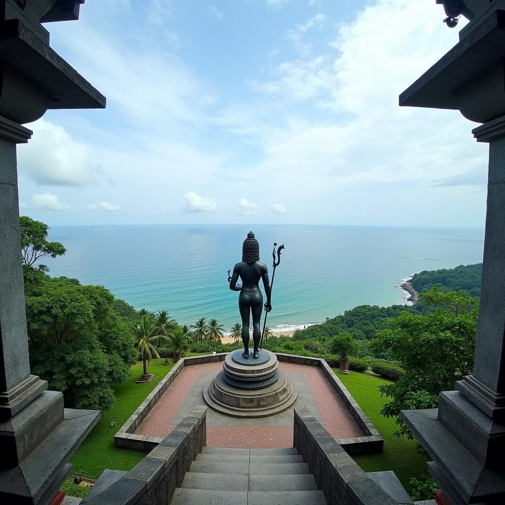 Murudeshwar Temple View from Gopura