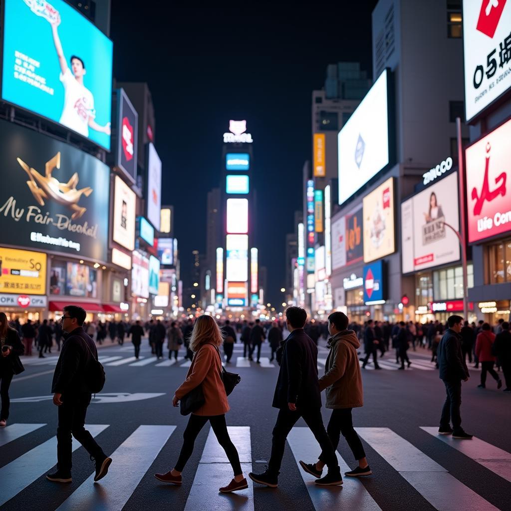 My Fair Lady Tour 2018: Exploring the bustling Shibuya Crossing in Tokyo