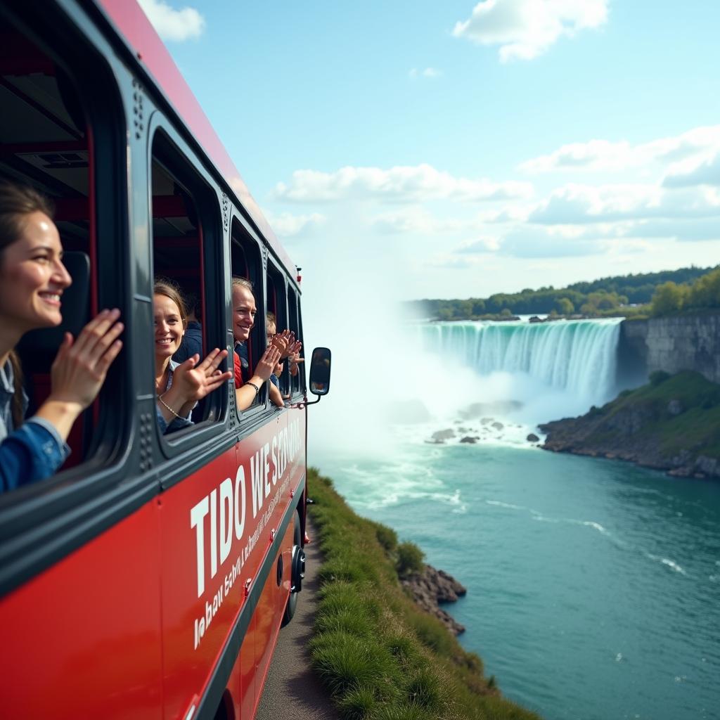 Niagara Falls Tour Bus View